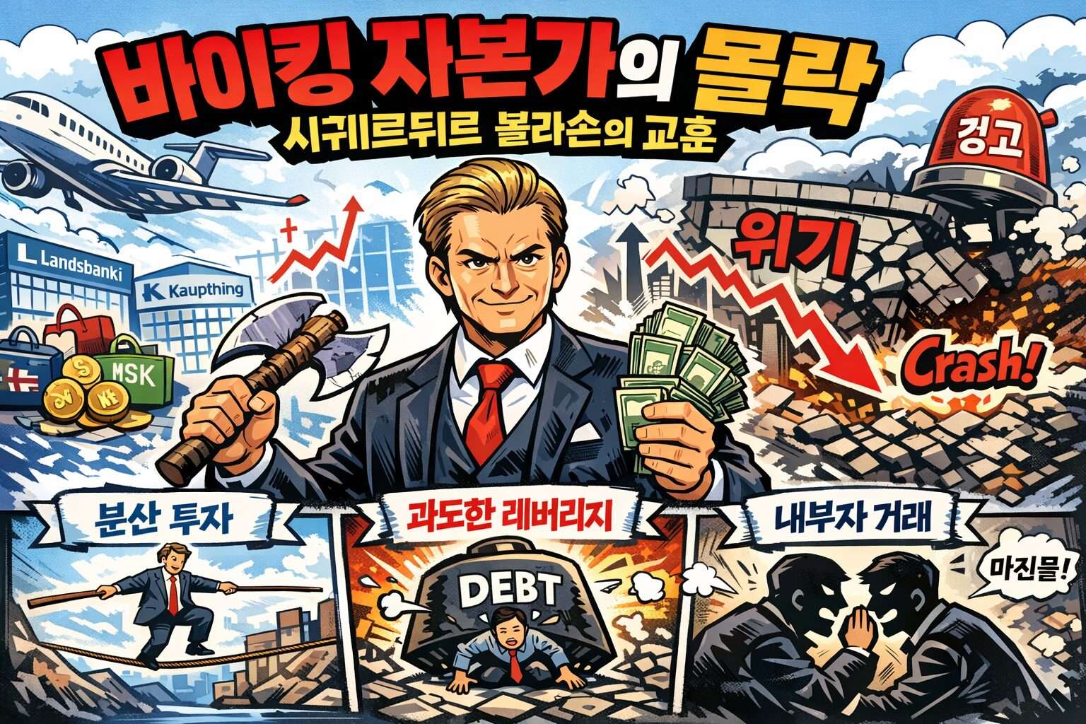 시귀르뒤르 볼라손의 투자 전략과 몰락의 교훈