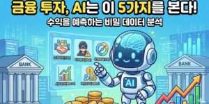 금융 서비스 투자, AI가 미래 수익을 예측