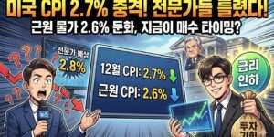 12월 CPI 2.7%, 근원 물가 2.6%의 진실