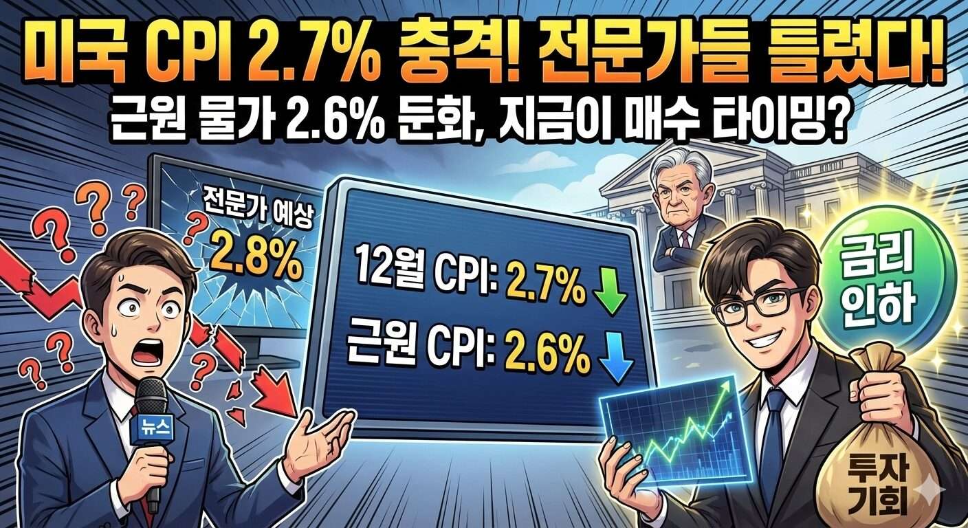 12월 CPI 2.7%, 근원 물가 2.6%의 진실