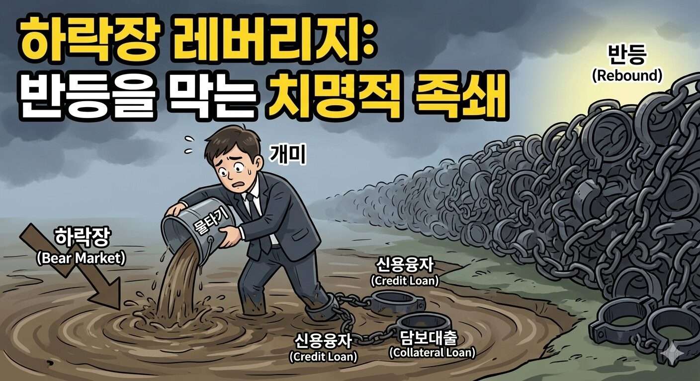 하락장 주식담보대출 신용융자 증가