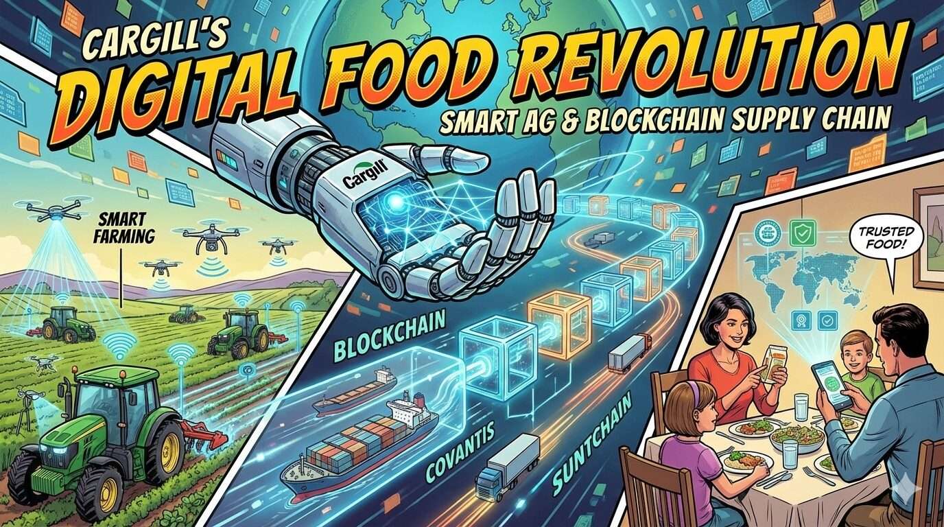 카길이 주도하는 스마트 농업과 블록체인 기반 식량 유통망