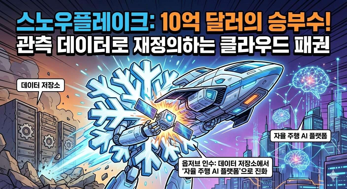 스노우플레이크(SNOW) 10억달러 승부수