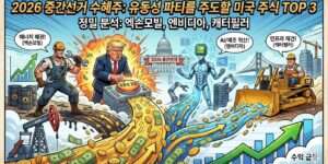 유동성 파티를 주도할 미국 중간 선거 수혜 주식 TOP 3