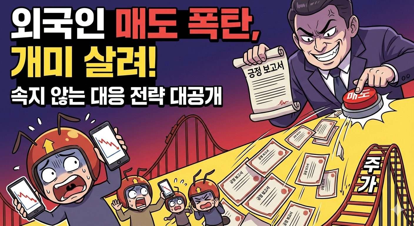 외국인 매도 패턴 분석을 통한 개인투자자 대응 방법