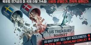 북유럽 연기금의 미 국채 대량 매도 사태