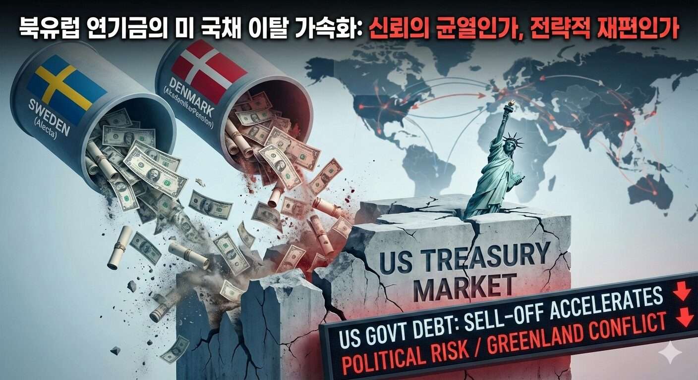북유럽 연기금의 미 국채 대량 매도 사태