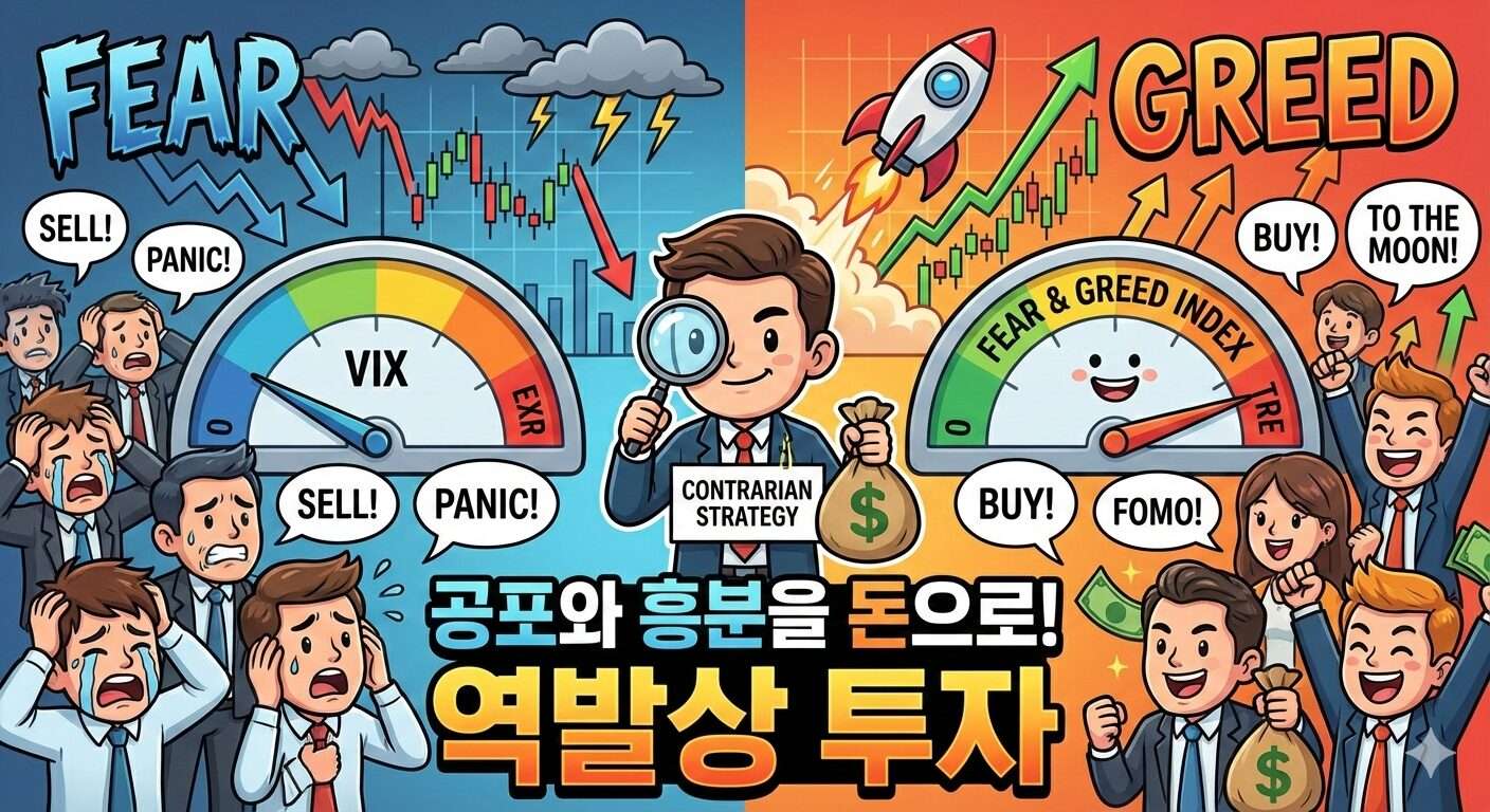 주식시장 공포와 흥분을 돈으로 바꾸는 역발상 투자