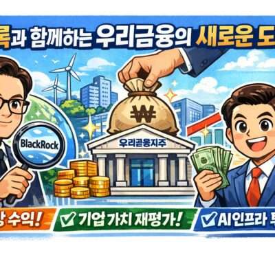블랙록 우리금융지주 2대 주주 등극과 향후 주가 전망