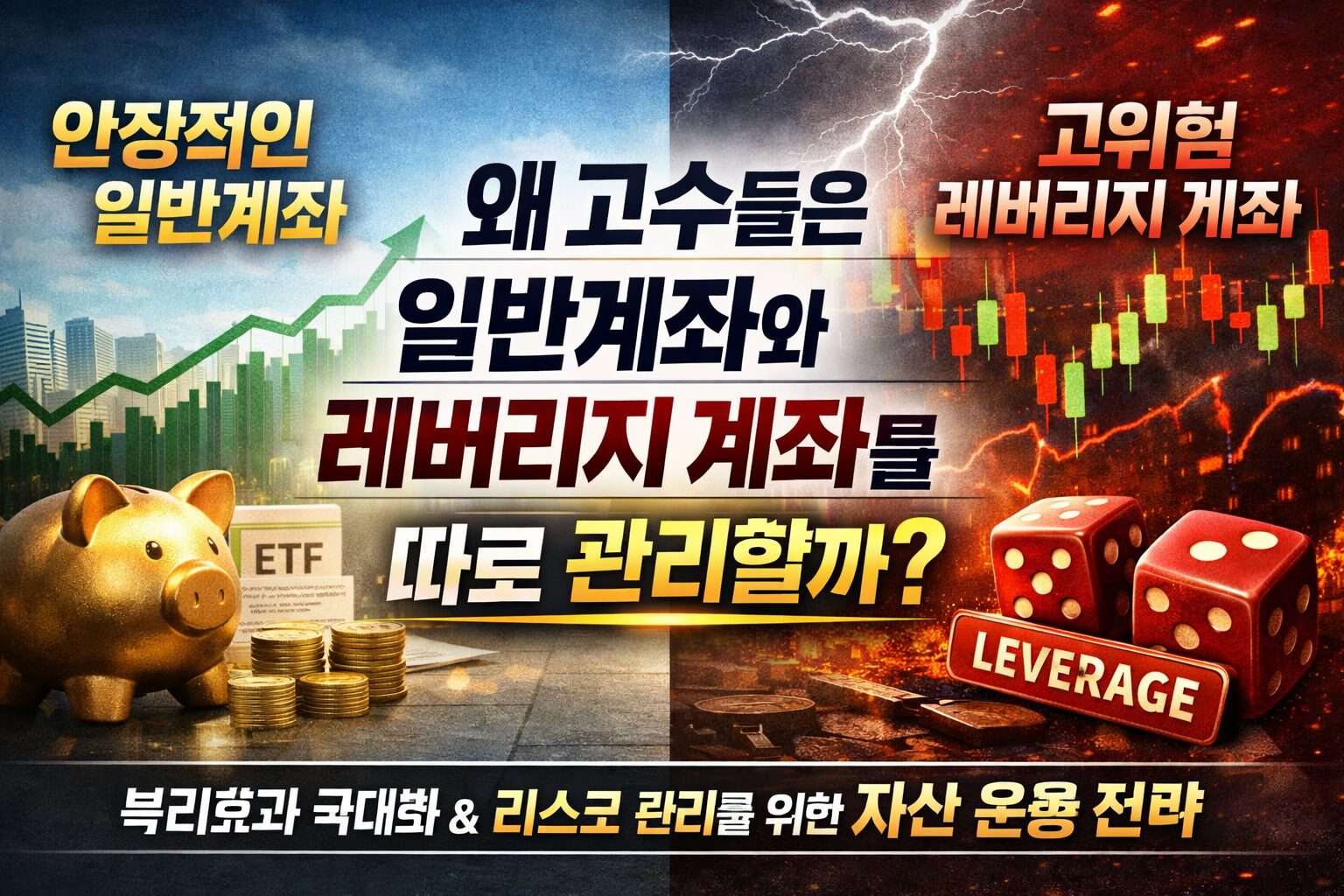 일반계좌와 레버리지 계좌