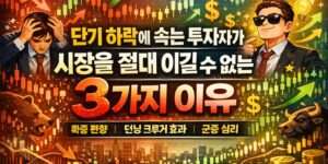 단기 변동성에 속는 투자자가 시장을 이길 수 없는 이유