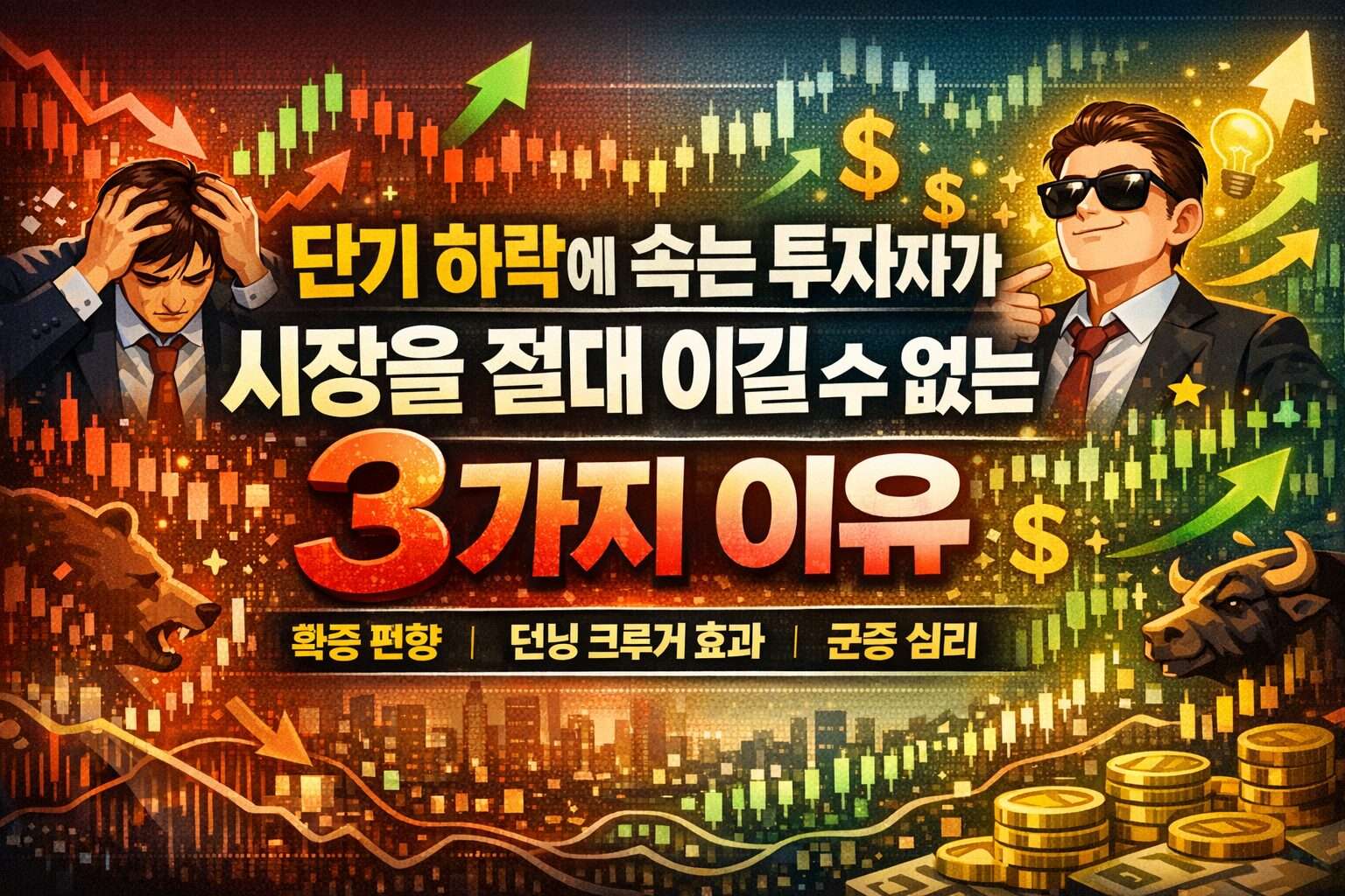 단기 변동성에 속는 투자자가 시장을 이길 수 없는 이유