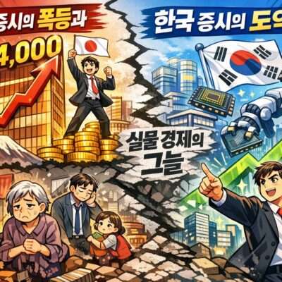 일본 증시의 화려한 비상과 실물경제의 그림자