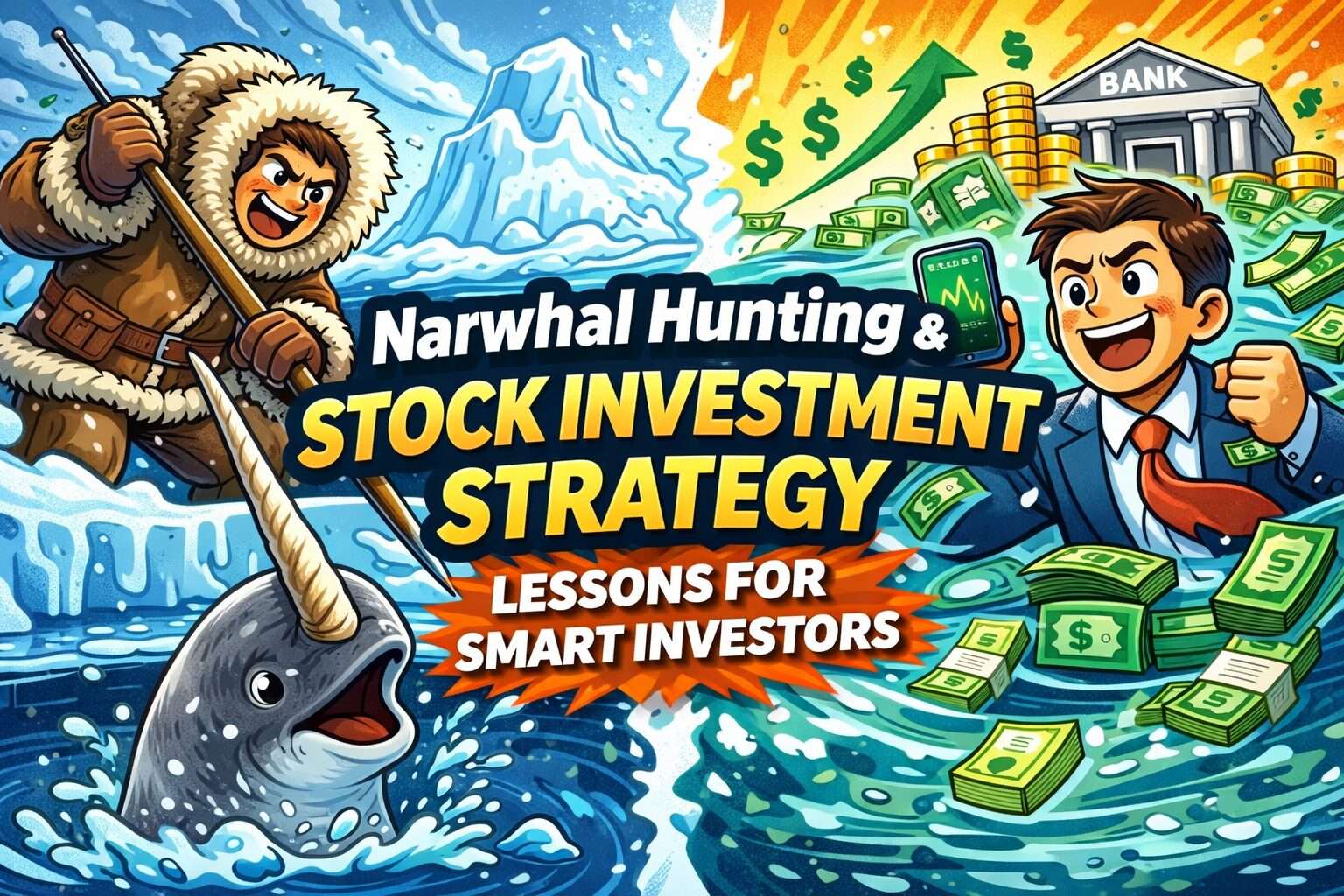 극한의 북극해 이누이트의 일각고래 사냥