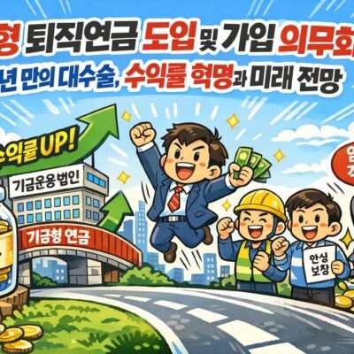 기금형 퇴직연금 도입 및 가입 의무화