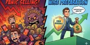 하락장의 가속도를 이기는 개인 투자자의 전략: 왜 현금 보유가 진정한 실력