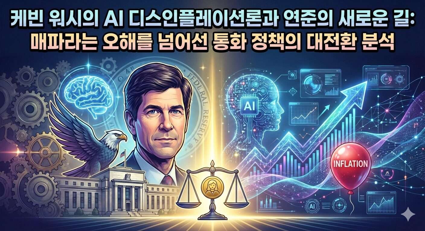 매파의 탈을 쓴 개혁가 '케빈 워시' AI 디스인플레이션론