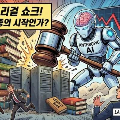 앤트로픽 리걸 쇼크, 톰슨 로이터 20% 폭락과 서비스형 소프트웨어(SaaS) 대멸종