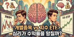 개별종목 투자를 지수추종 ETF로 전환시에도 수익률은 투자자의 심리