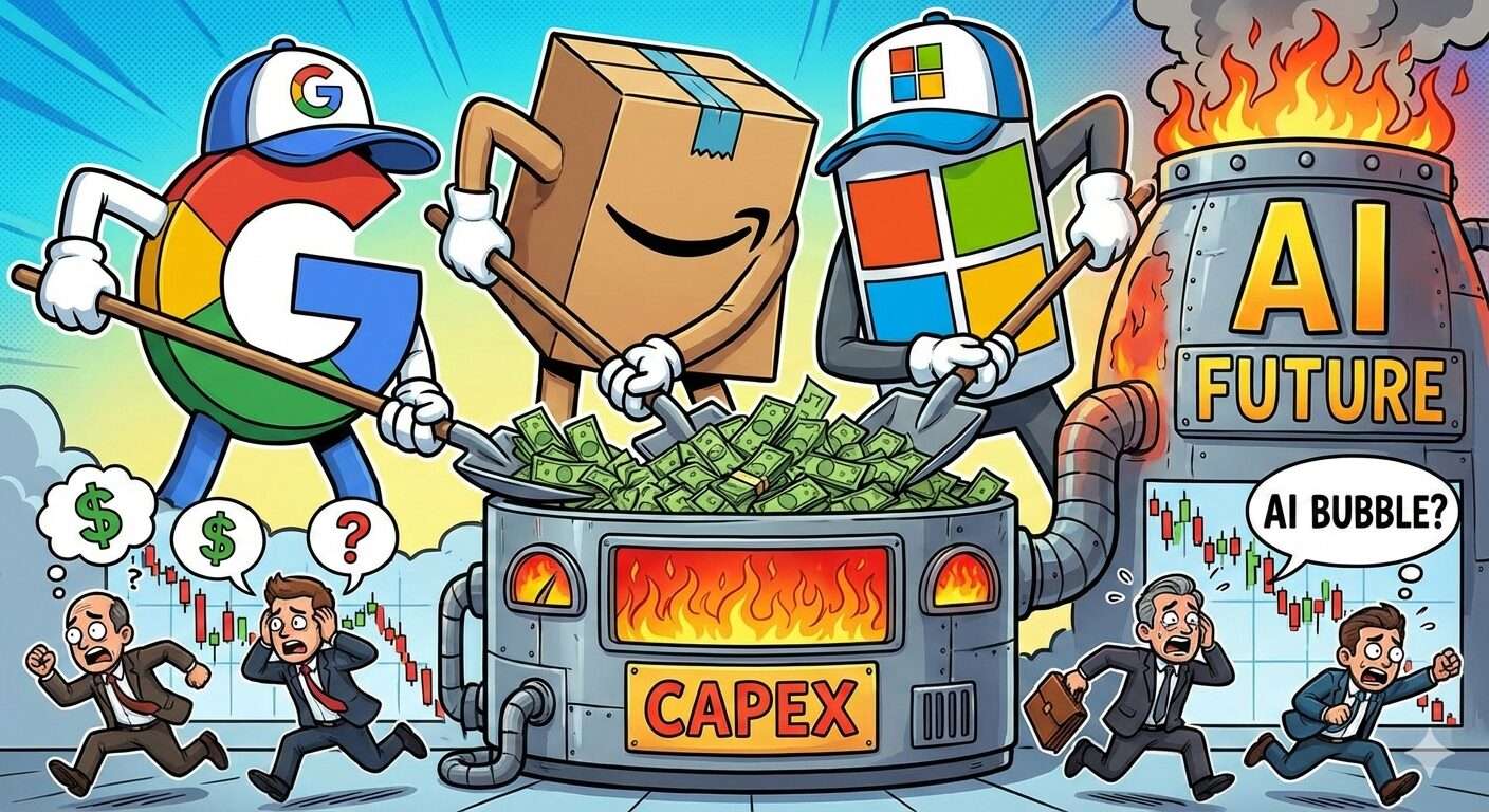 구글·아마존·MS의 자본지출 급증이 시사하는 투자자의 딜레마