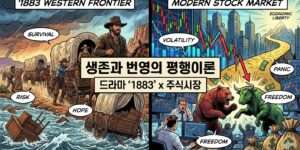 드라마 '1883'의 서부 개척으로 본 냉혹한 주식시장
