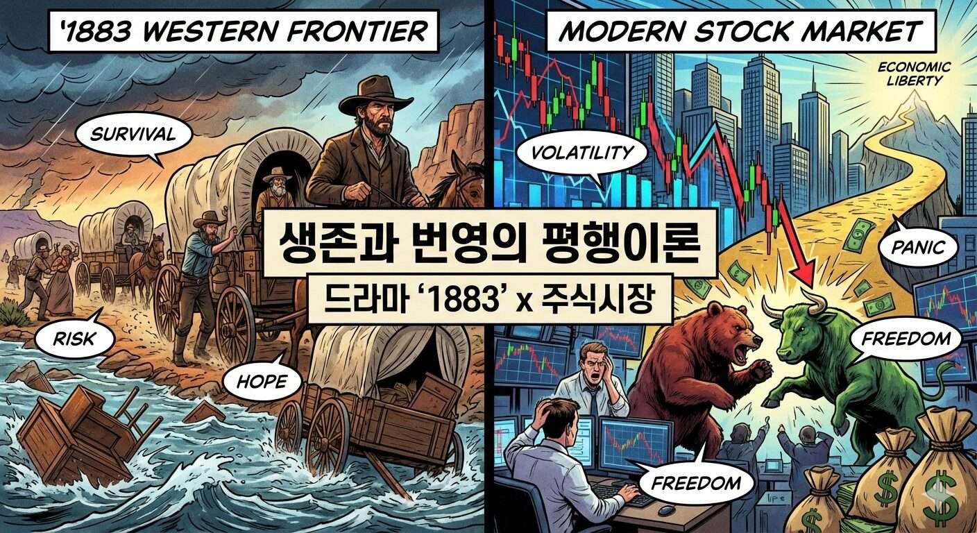 드라마 '1883'의 서부 개척으로 본 냉혹한 주식시장