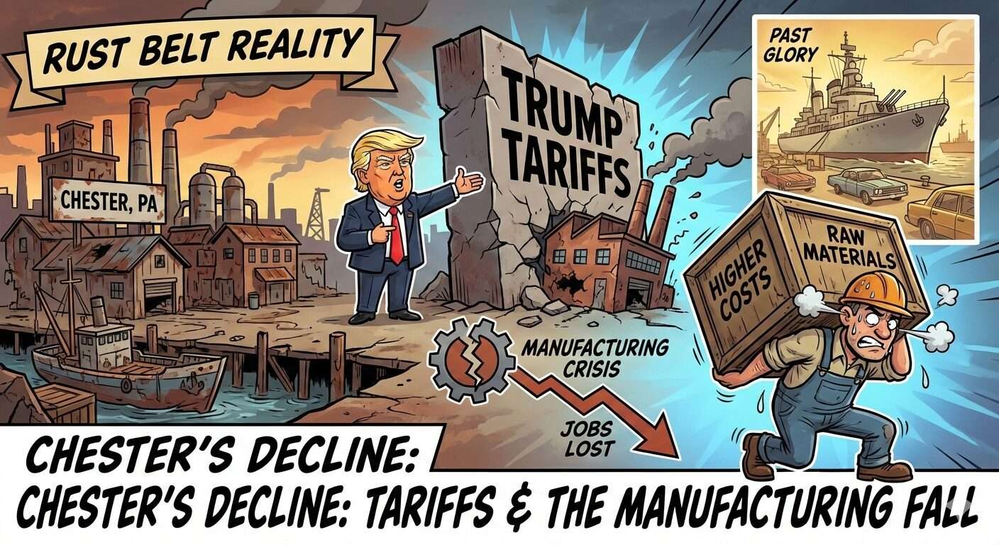 체스터시 쇠락과 러스트 벨트의 교훈