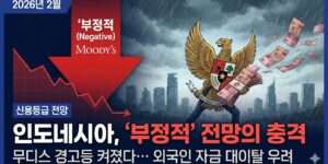 인도네시아 신용등급 전망 하향과 외국인 투자 유출