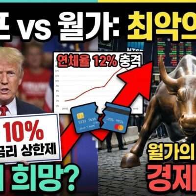 미국 신용카드 악성 연체율 12% 증가가 보여주는 10% 카드 금리 상환제