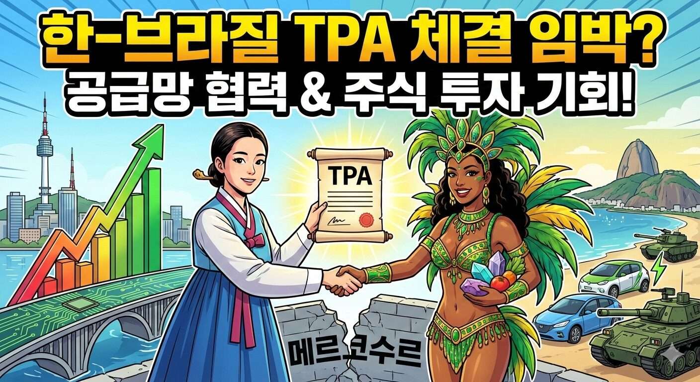 한-브라질 TPA 체결 전망과 주식 투자 전략