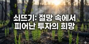 원자폭탄 이후 쇠뜨기처럼 피어나는 투자자의 희망