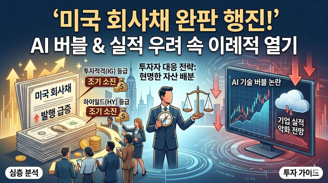 미국회사채완판행진