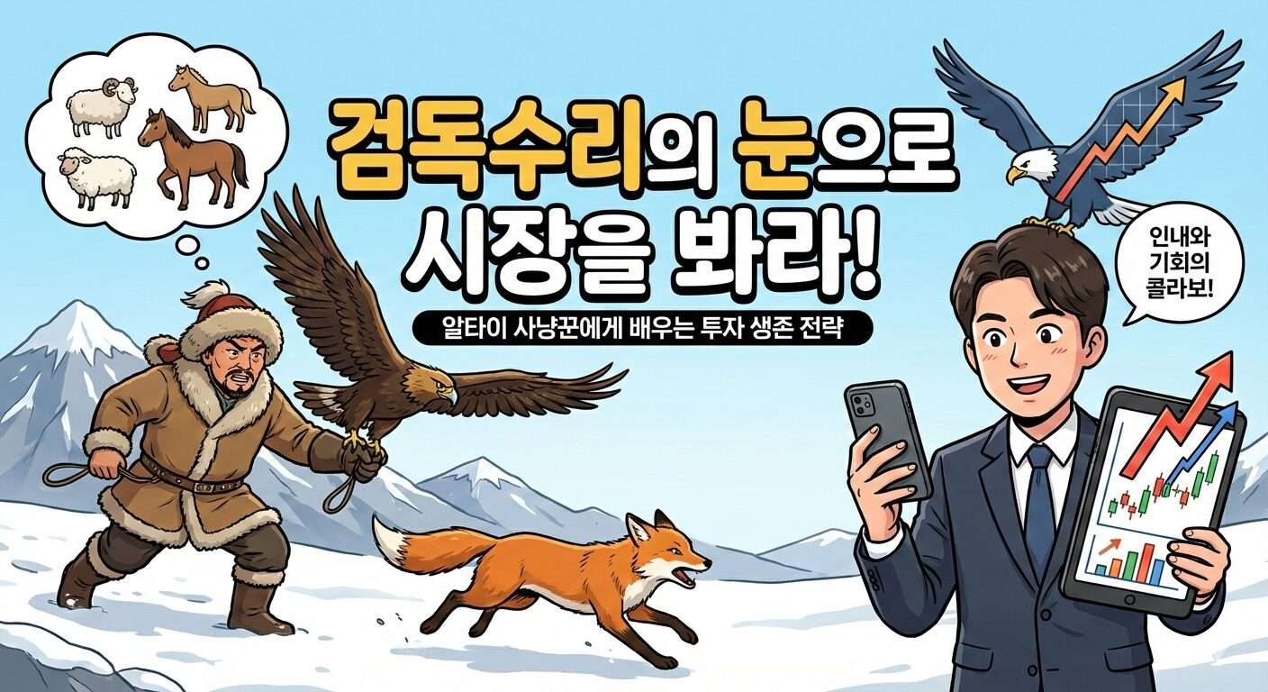 척박한 몽골고원 알타이족의 검독수리 사냥법