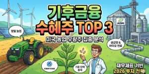 기후금융 수혜주 TOP 3