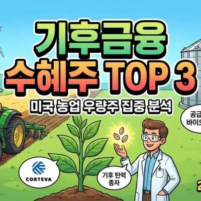 기후금융 수혜주 TOP 3