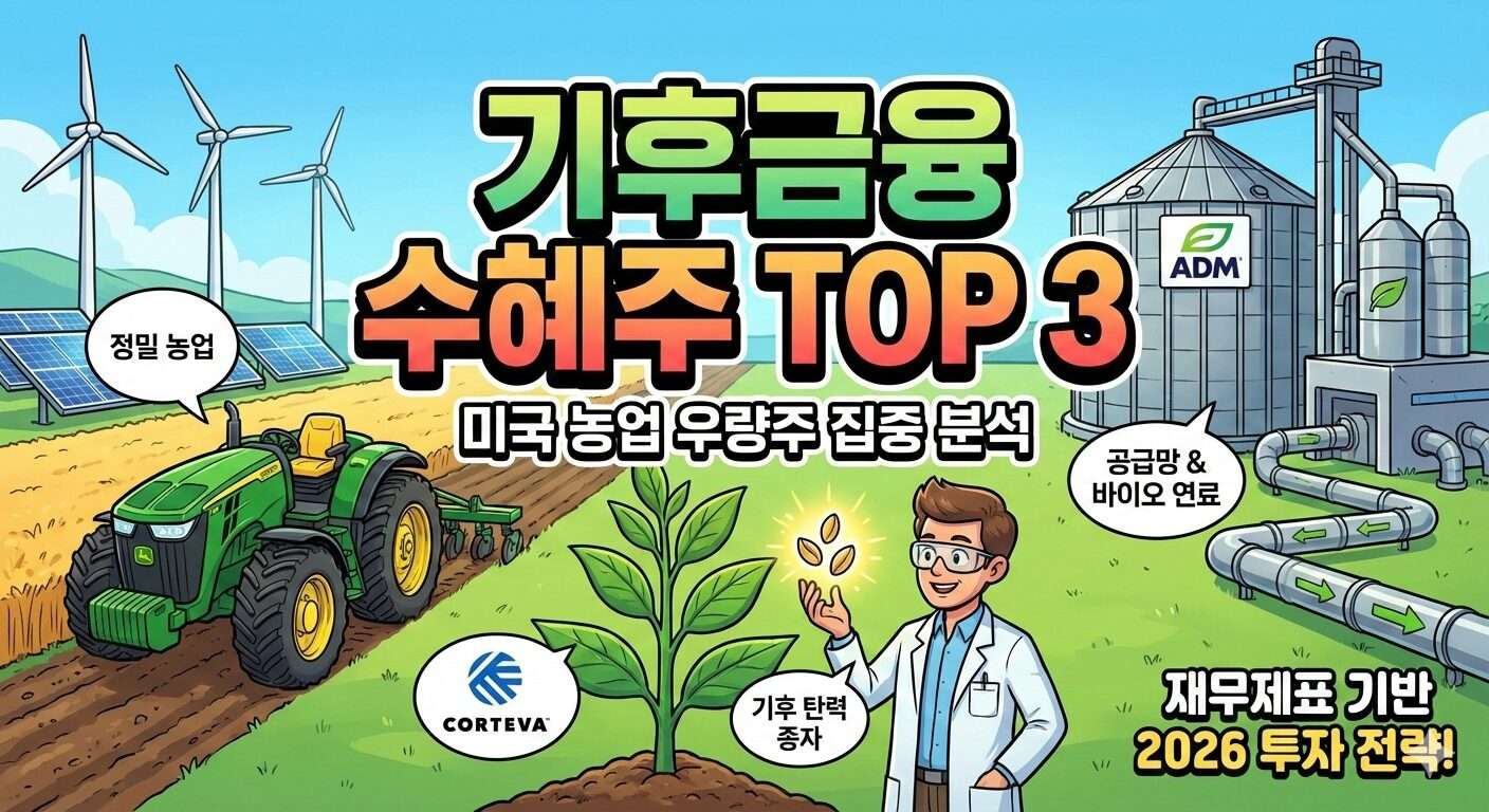 기후금융 수혜주 TOP 3