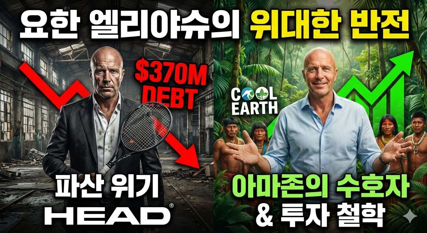 파산 위기 스포츠 브랜드 HEAD를 살린 요한 엘리야슈