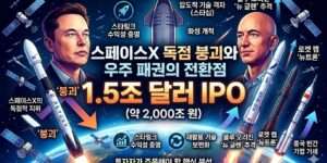 스페이스X 독점붕괴와 우주패권의 전환점