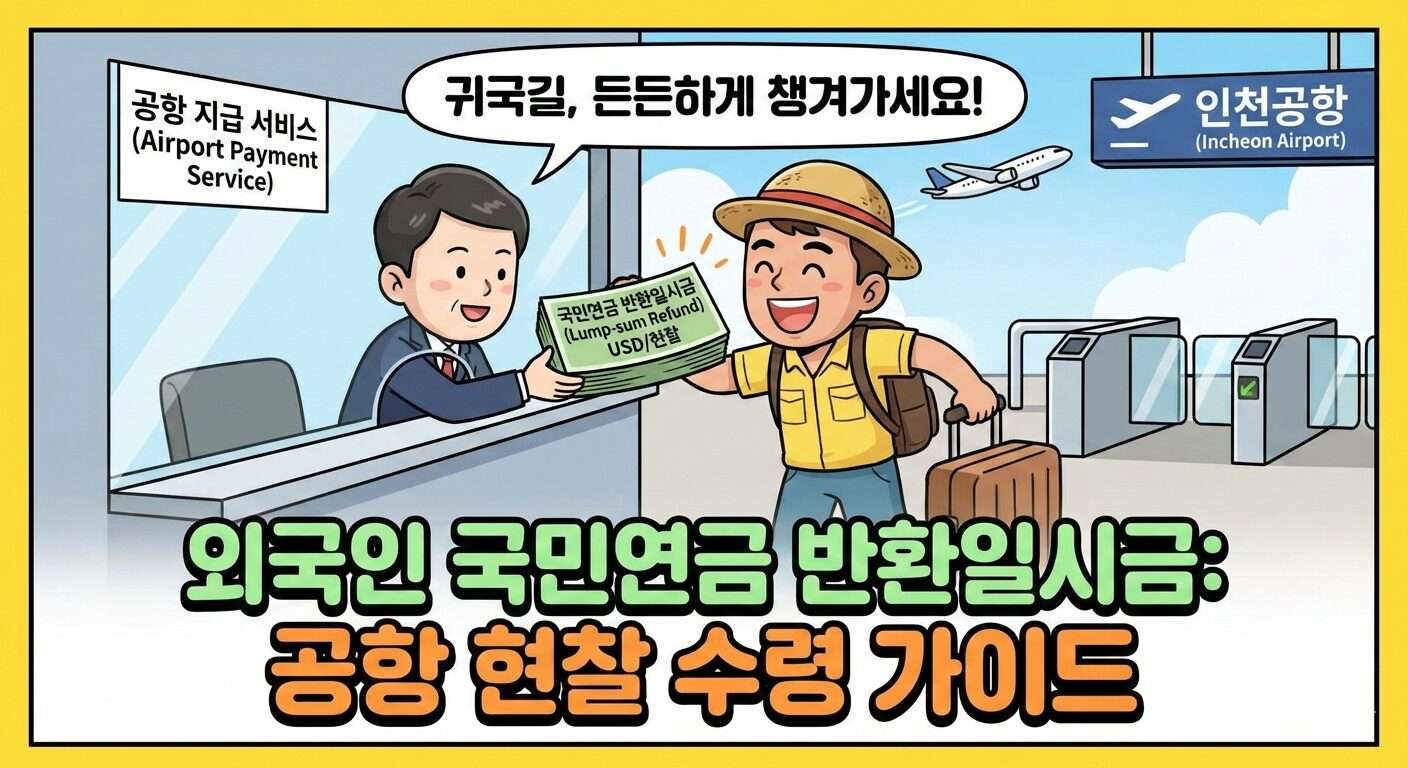 외국인 근로자 국민연금 반환일시금 완벽 가이드