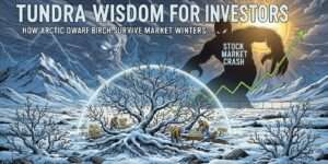 영하 40도 북극 툰드라 난쟁이 자작나무 생존법