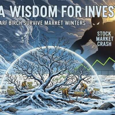 영하 40도 북극 툰드라 난쟁이 자작나무 생존법