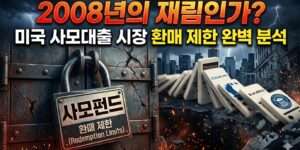 2008년 재림인가? 미국 사모대출 시장 환매 제한 분석