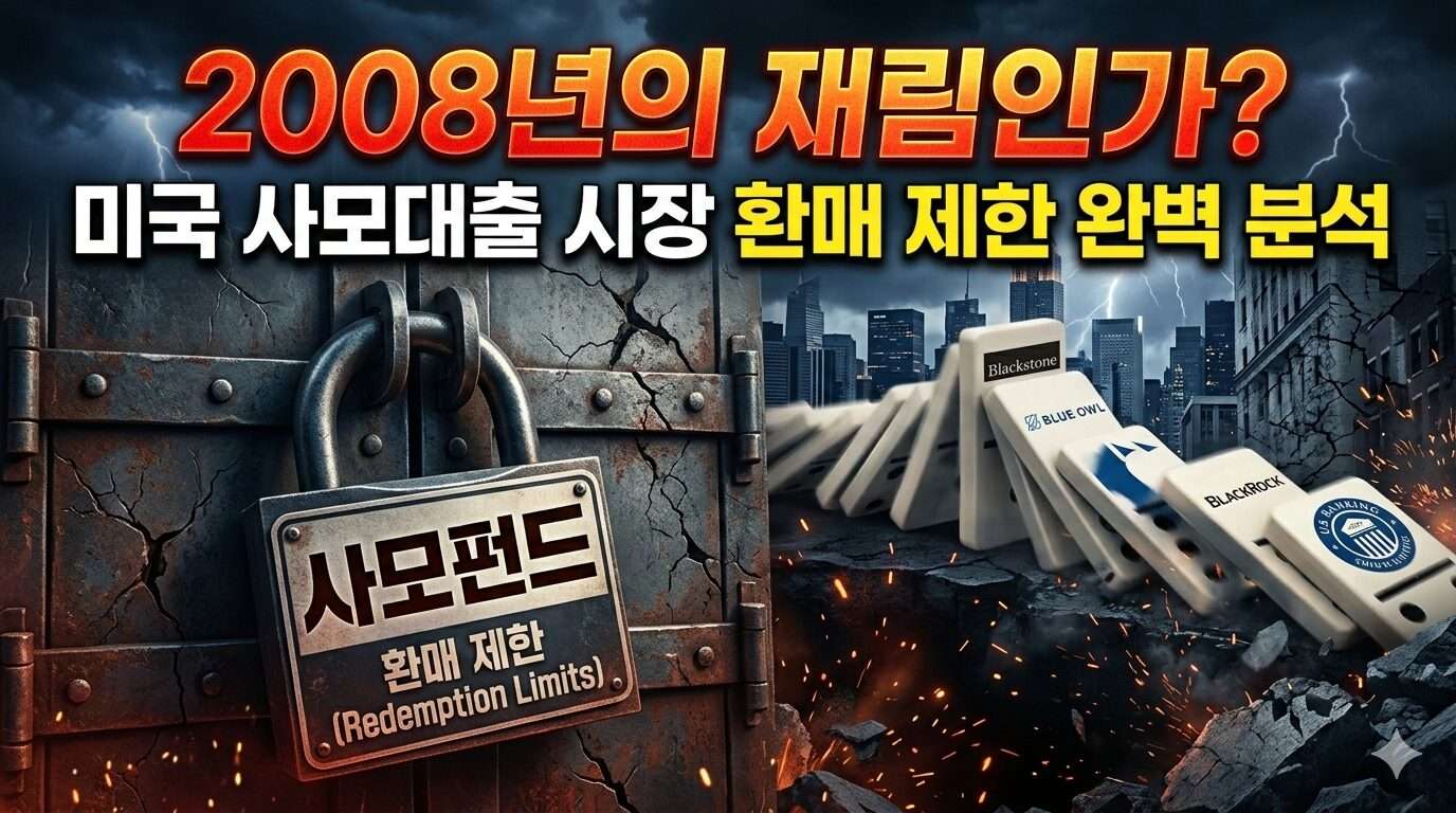 2008년 재림인가? 미국 사모대출 시장 환매 제한 분석