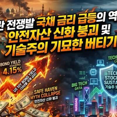 이란 전쟁발 국채 금리 급등의 역설과 안전자산 신화 붕괴 및 기술주의 기묘한 버티기