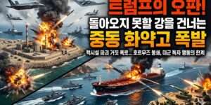 트럼프의 치명적 오판! 돌아오지 못할 강을 건너는 중동