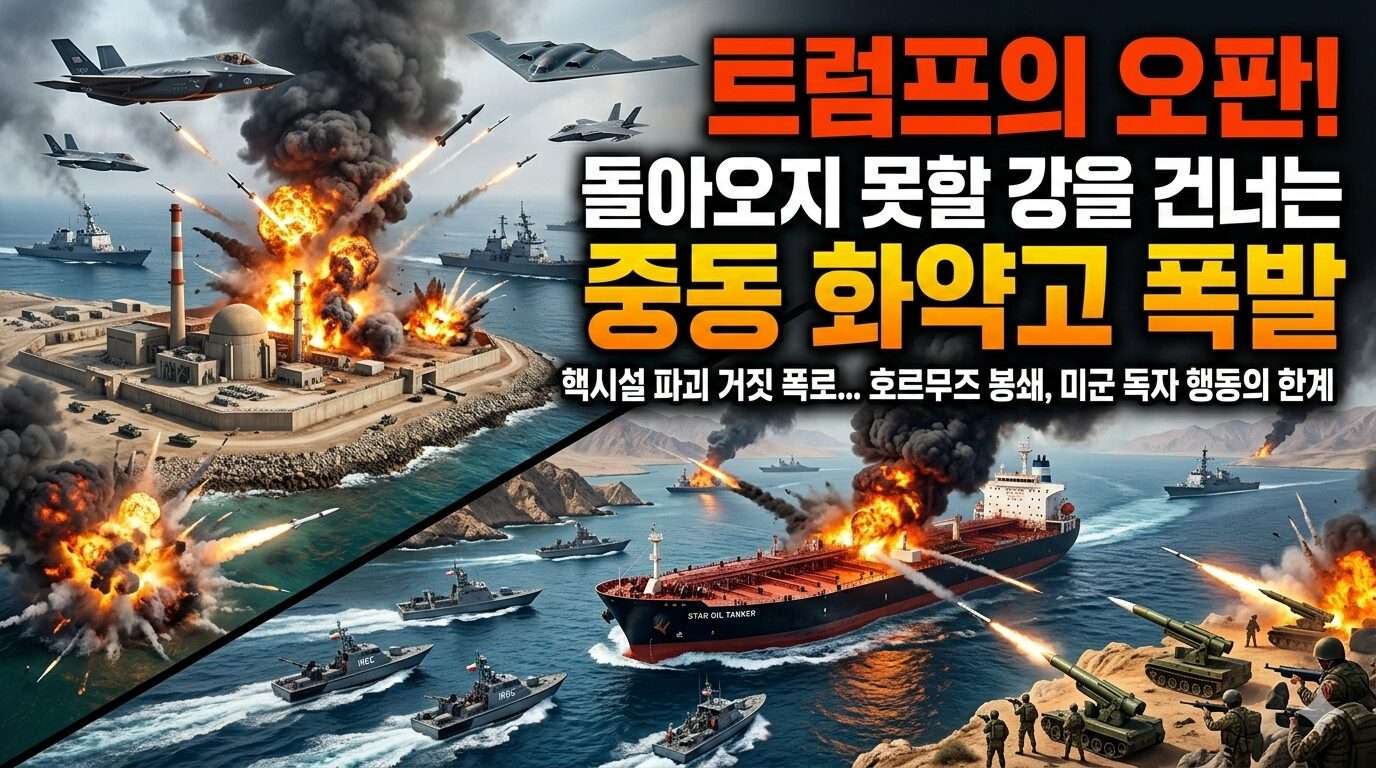 트럼프의 치명적 오판! 돌아오지 못할 강을 건너는 중동