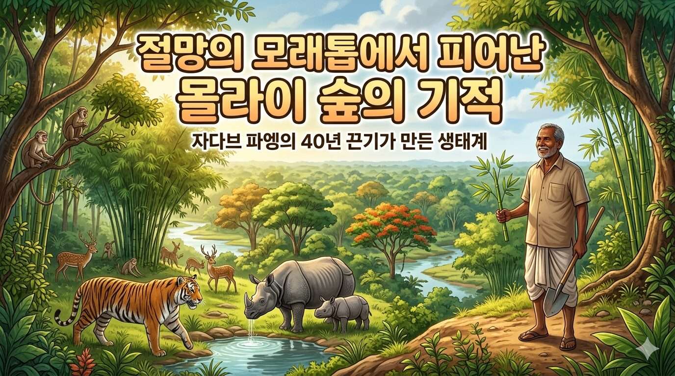 절망의 모래톱에서 피어난 몰라이 숲의 기적