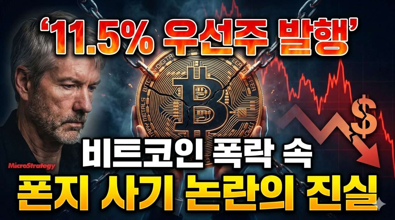 11.5% 우선주 발행 비트코인 폭락 속 폰지 사기 논란의 진실