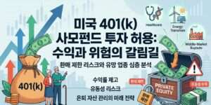 미국 401(K) 사모펀드 투자 허용