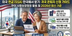 미국 연금(SSA) 헌국에서 받기
